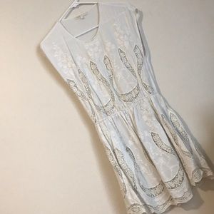 Maje white cotton dress